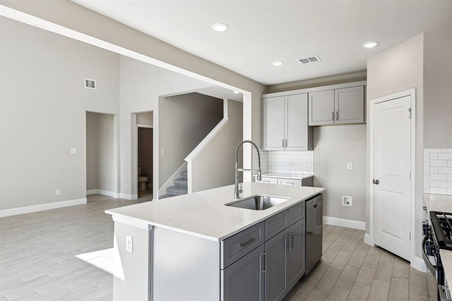 Furnished interior view inside a new home in Venetian, Weston (Image 5).