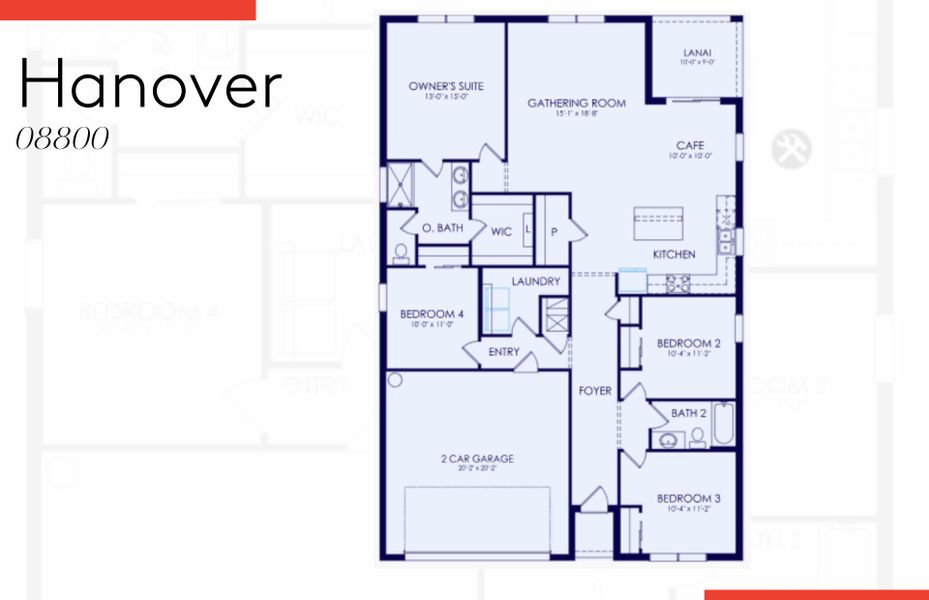 2D floor plan layout of this home in Caloosa Cove, Labelle, FL (Image 4). 2D floor plan layout of this home in Caloosa Cove, Labelle, FL (Image 4).