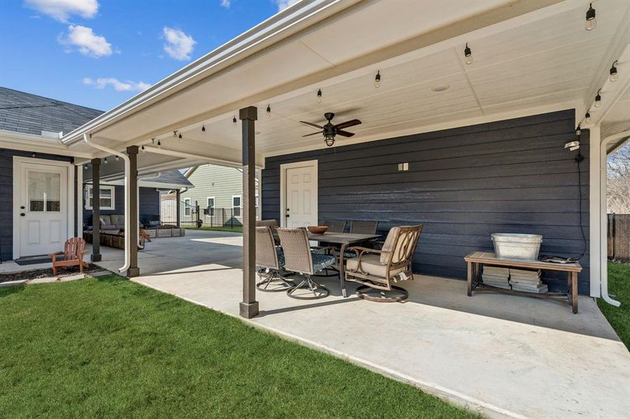 Exterior details and patio area of a home in , Burleson (Image 24). Exterior details and patio area of a home in , Burleson (Image 24).