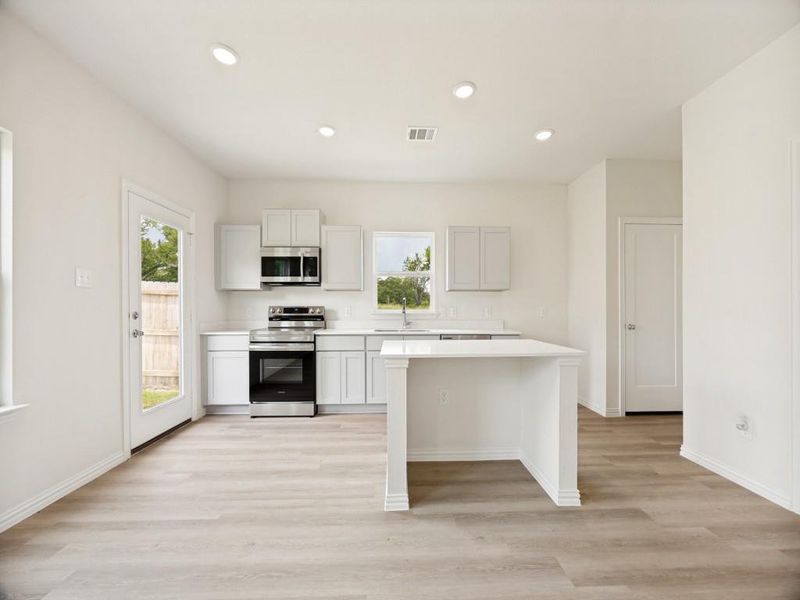 Furnished interior view inside a new home in Hanolley Hills, Sherman (Image 4).