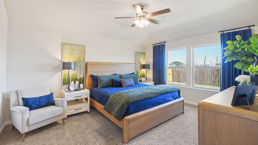 Furnished interior view inside a new home in The Lakes Northwest, Robstown (Image 10). Furnished interior view inside a new home in The Lakes Northwest, Robstown (Image 10).