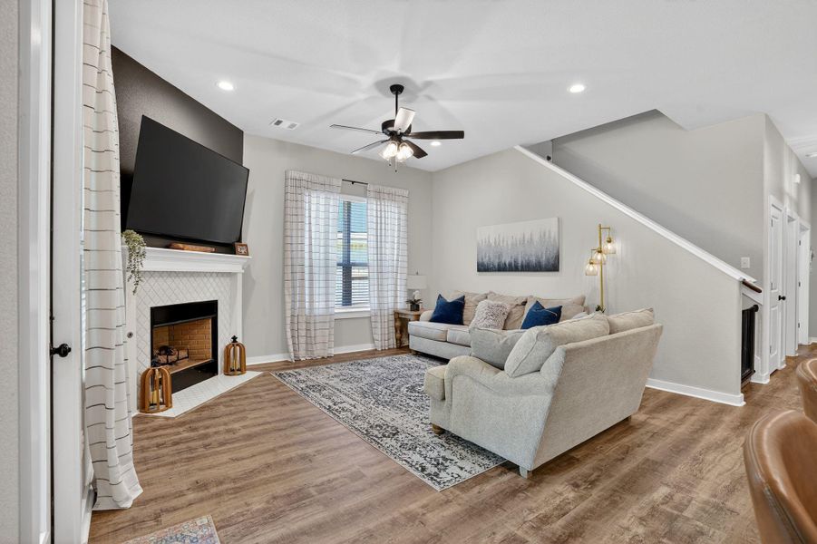 Furnished interior view inside a new home in , College Station (Image 8).