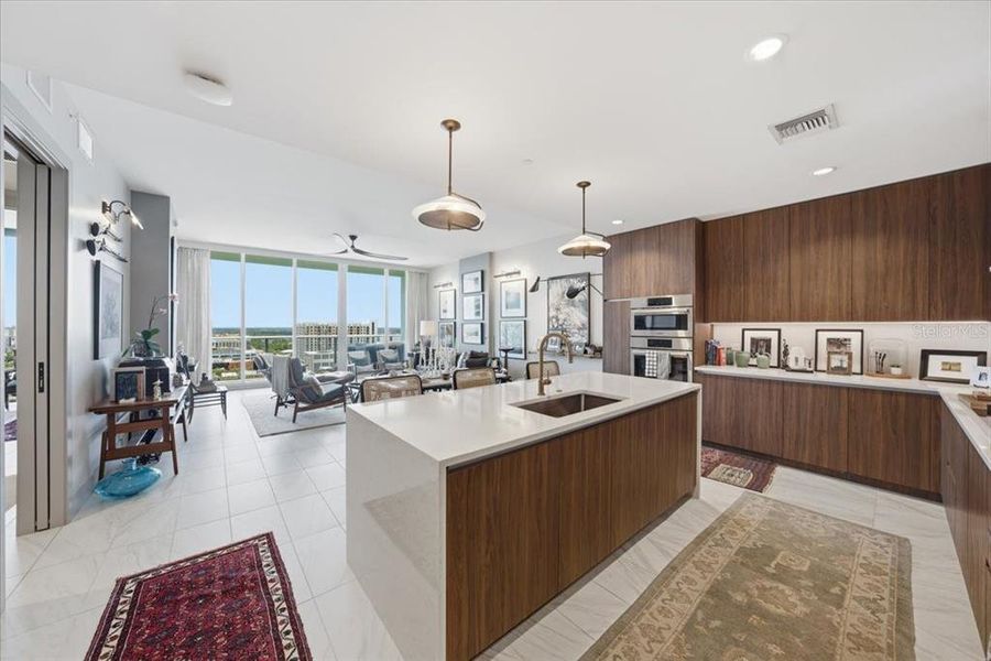 Furnished interior view inside a new home in , St. Petersburg (Image 37).