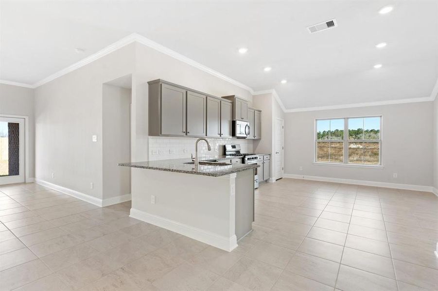 Furnished interior view inside a new home in Grand Oaks Reserve, Cleveland (Image 4).