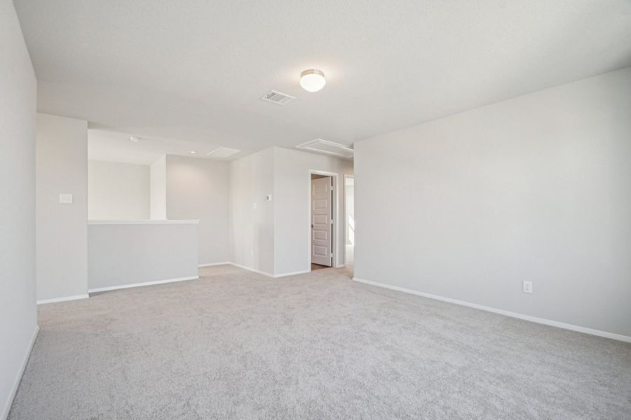 Representative unfurnished interior of a home built from the Azalea 2446 by Brohn Homes in Azalea, Pattison (Image 17). Representative unfurnished interior of a home built from the Azalea 2446 by Brohn Homes in Azalea, Pattison (Image 17).