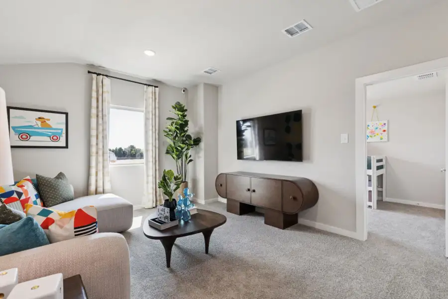 Game Room in the Magnolia home plan by Trophy Signature Homes – REPRESENTATIVE PHOTO Game Room in the Magnolia home plan by Trophy Signature Homes – REPRESENTATIVE PHOTO