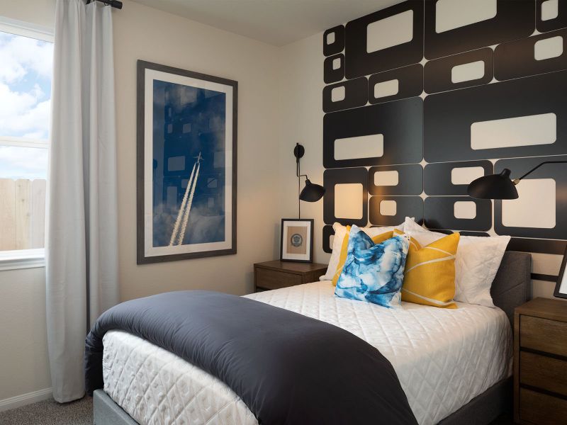 Furnished interior view inside a new home in Webercrest Heights, Houston (Image 7).