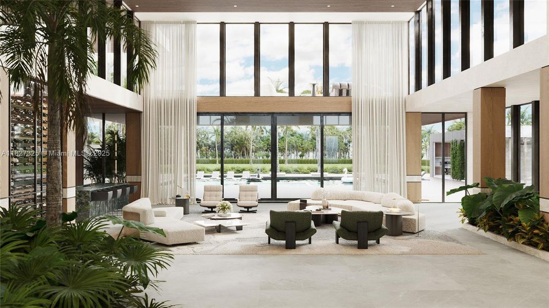 Furnished interior view inside a new home in , Southwest Ranches (Image 5).