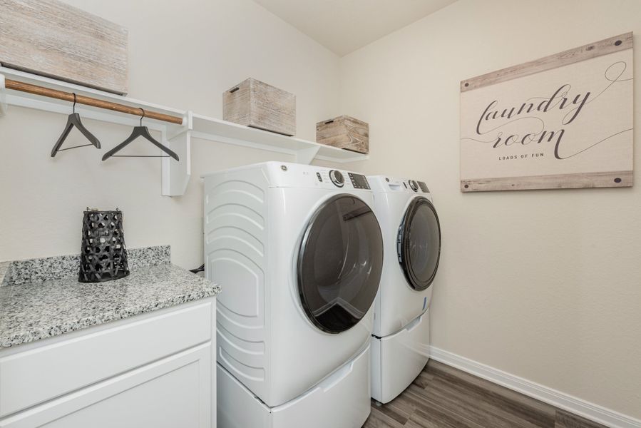 Representative furnished interior of a home built from the The 2516 by Stylecraft Builders in Arroyo Ranch, Seguin (Image 15).