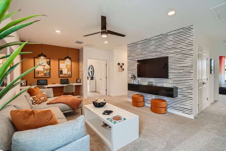Representative furnished interior of a home built from the Ponte Vedra by D.R. Horton in Reserve at Jupiter, Jupiter (Image 27).
