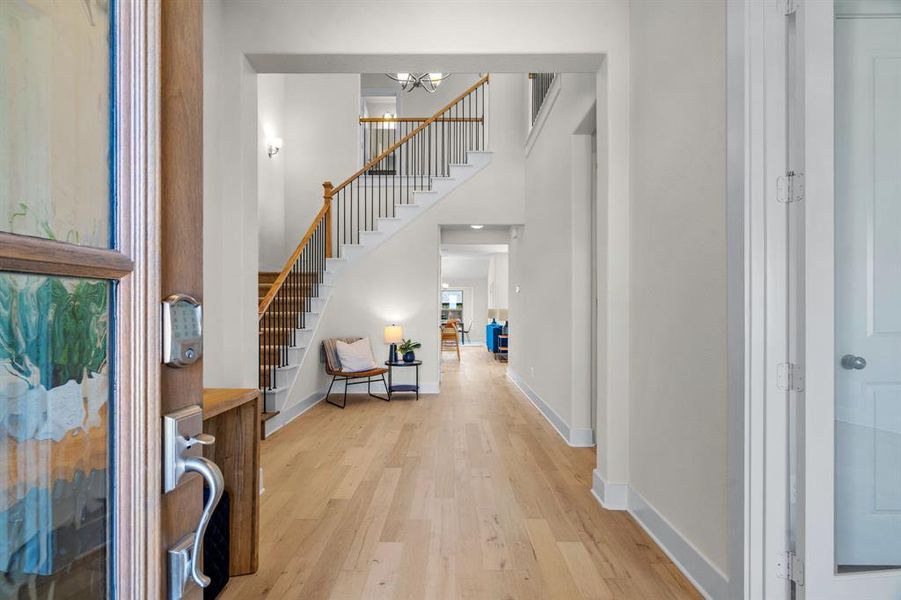 Furnished interior view inside a new home in The Parks at Panchasarp Farms - Phase 2, Burleson (Image 12). Furnished interior view inside a new home in The Parks at Panchasarp Farms - Phase 2, Burleson (Image 12).