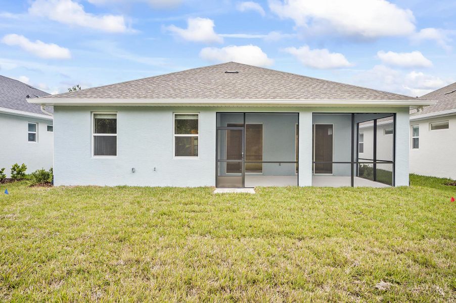 Exterior details and patio area of a home in Matanzas Cove, Palm Coast (Image 29). Exterior details and patio area of a home in Matanzas Cove, Palm Coast (Image 29).