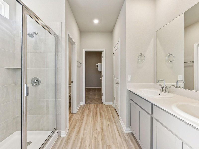 Photo is not of the actual home, but is an inspirational photo of builder’s model home and may depict options, furnishings, and/or decorator features that are not included