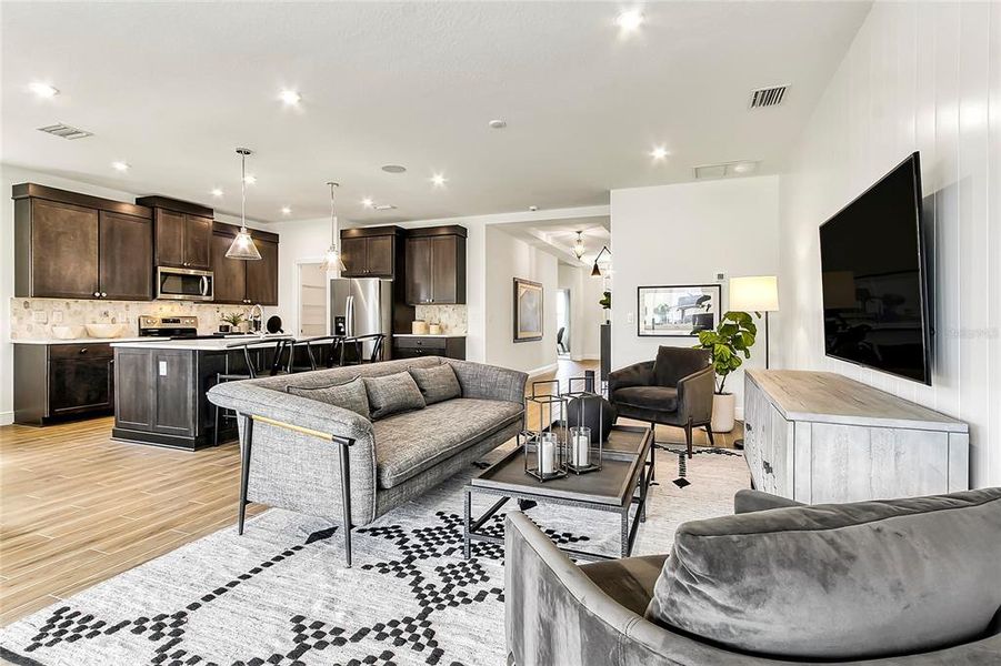 Furnished interior view inside a new home in Prairie Oaks, St. Cloud (Image 51).