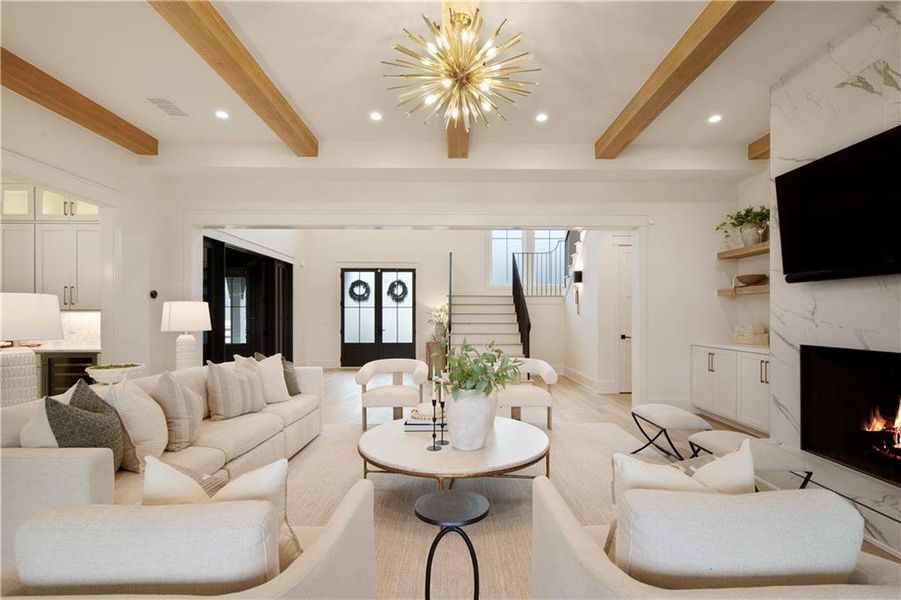 Furnished interior view inside a new home in , Alpharetta (Image 55). Furnished interior view inside a new home in , Alpharetta (Image 55).