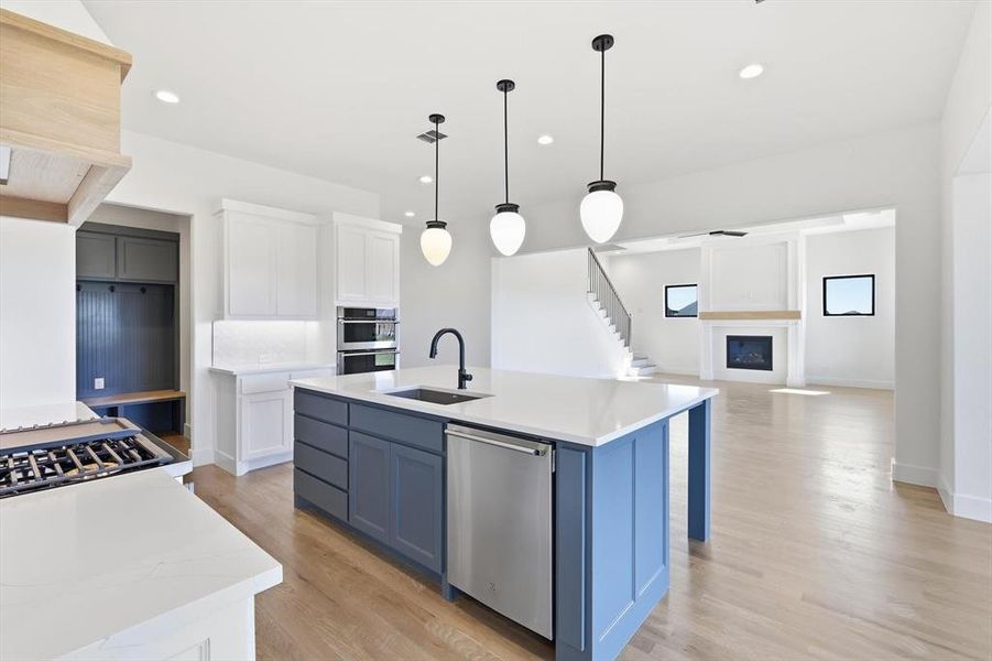 Furnished interior view inside a new home in , McKinney (Image 9).