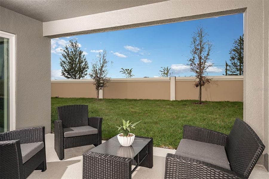 Exterior details and patio area of a home in Lawson Dunes, Haines City (Image 2). Exterior details and patio area of a home in Lawson Dunes, Haines City (Image 2).