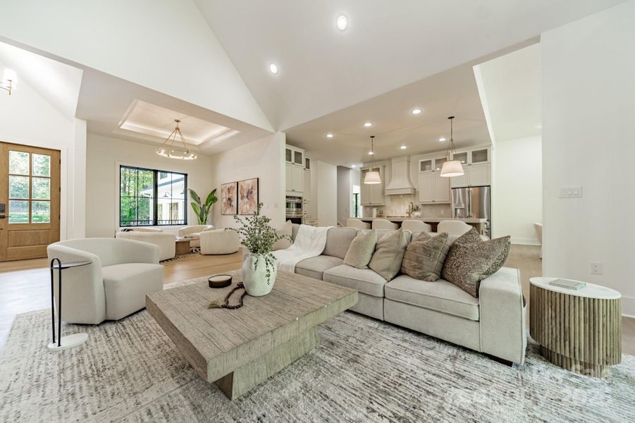 Furnished interior view inside a new home in , Denver (Image 27).