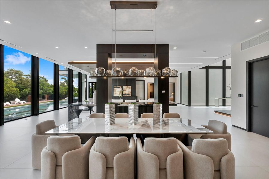 Furnished interior view inside a new home in , Boca Raton (Image 30).