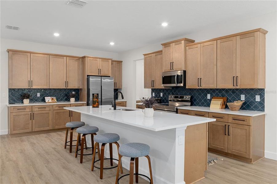 Furnished interior view inside a new home in , Dunnellon (Image 6).