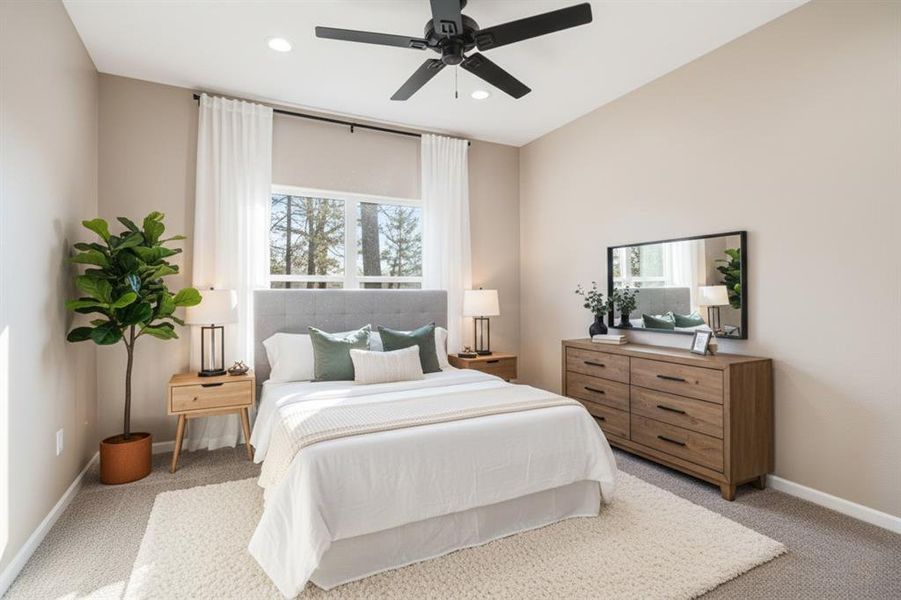 Furnished interior view inside a new home in , Powderly (Image 4). Furnished interior view inside a new home in , Powderly (Image 4).