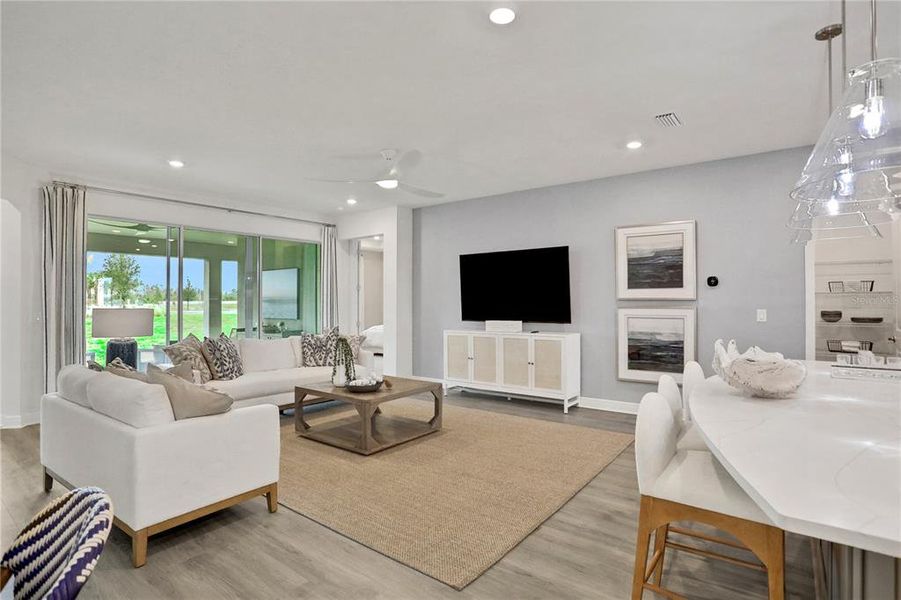 Furnished interior view inside a new home in Angeline, Land O' Lakes (Image 56).