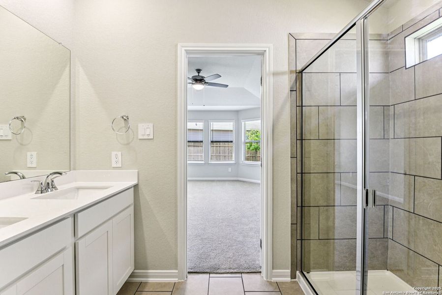 Furnished interior view inside a new home in Remington Ranch, San Antonio (Image 12).