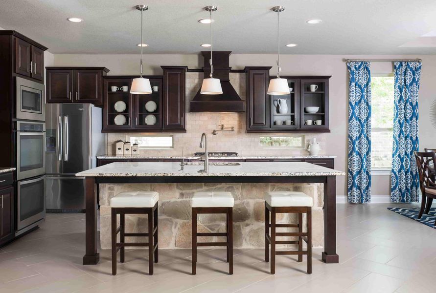 Representative furnished interior of a home built from the Guillermo by Ashton Woods in Megan's Landing, Castroville (Image 6).