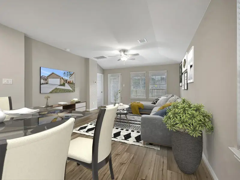 Photo is not of the actual home, but is an inspirational photo of builder’s model home and may depict options, furnishings, and/or decorator features that are not included