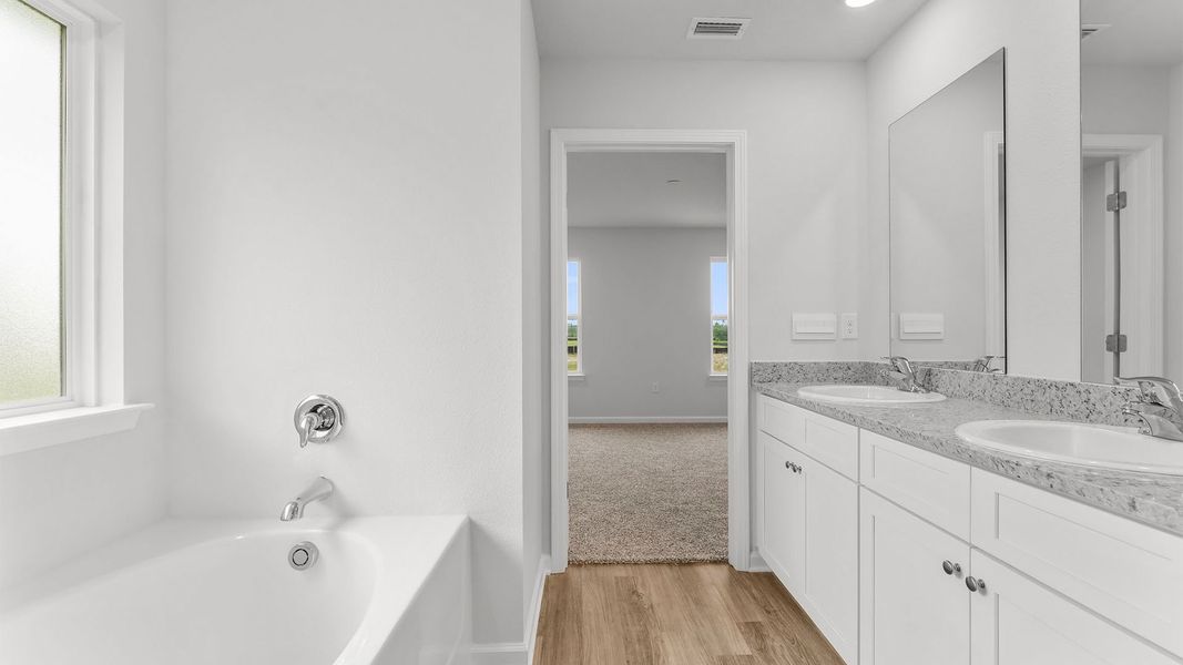 Representative furnished interior of a home built from the The Celeste by D.R. Horton in Morningside, Panama City (Image 9).