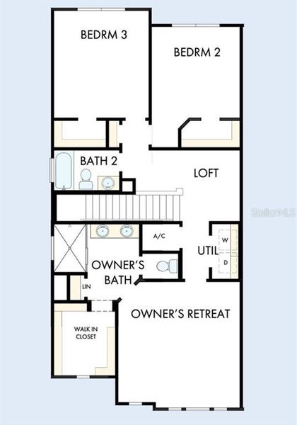 2D floor plan layout of this home in , Sarasota, FL (Image 3).