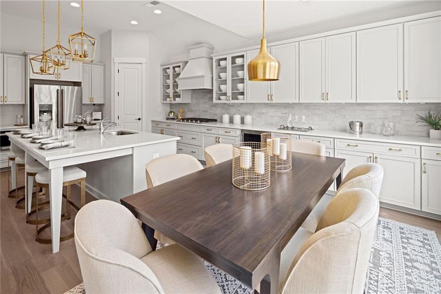 Furnished interior view inside a new home in Soleil Belmont Park, Canton (Image 13).