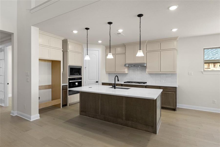 Furnished interior view inside a new home in Hillside Village, Celina (Image 12).