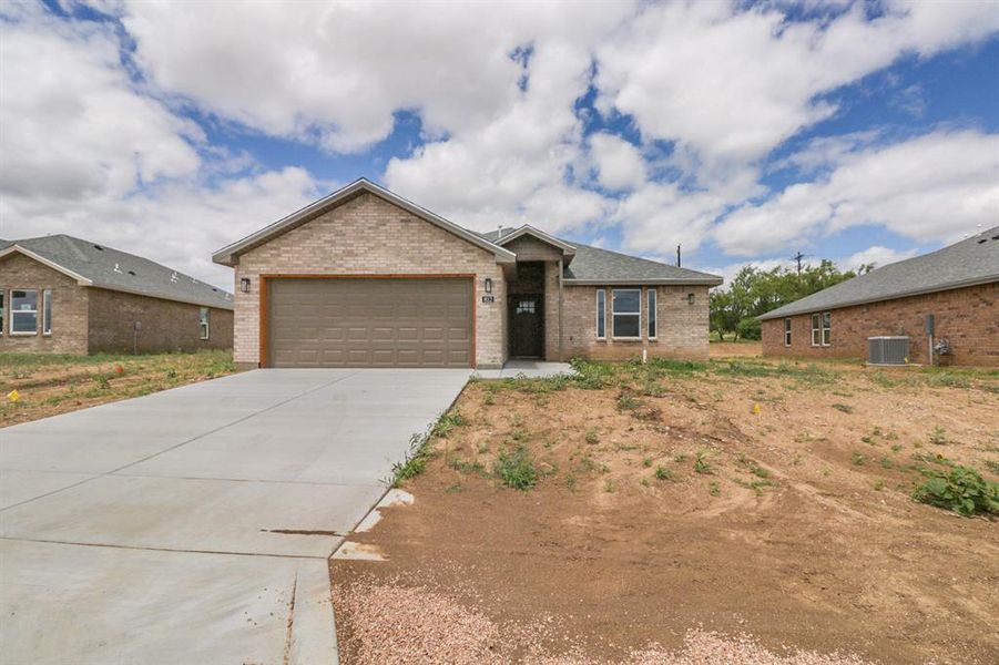 Front exterior of a new home in , Coleman, TX, highlighting curb appeal (Image 16). Front exterior of a new home in , Coleman, TX, highlighting curb appeal (Image 16).