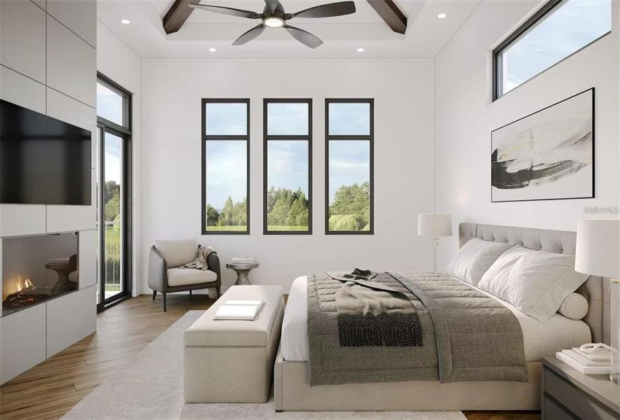 Furnished interior view inside a new home in , Sarasota (Image 3).