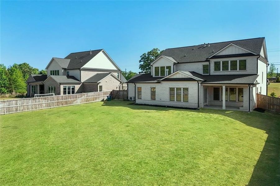 Exterior details and patio area of a home in , Buford (Image 3).