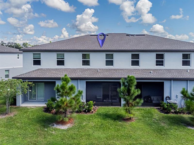 Front exterior of a new home in , Land O' Lakes, FL, highlighting curb appeal (Image 21).