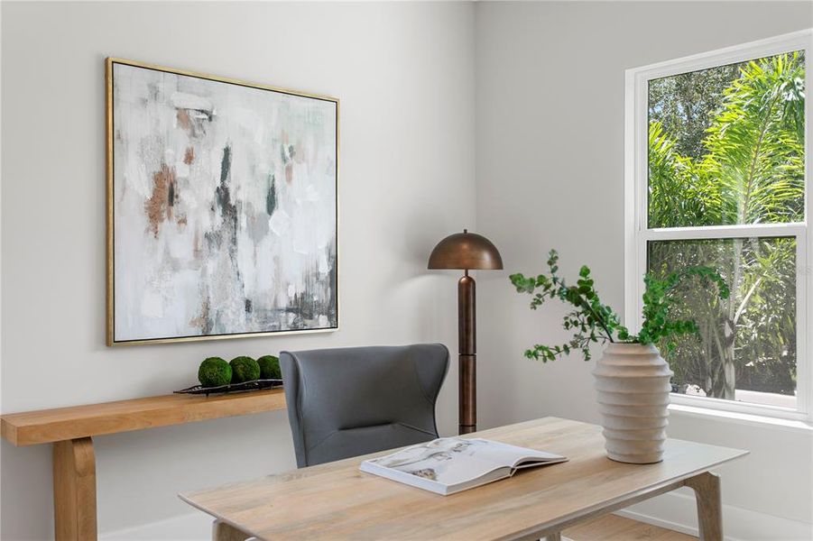 Furnished interior view inside a new home in , Tampa (Image 66).