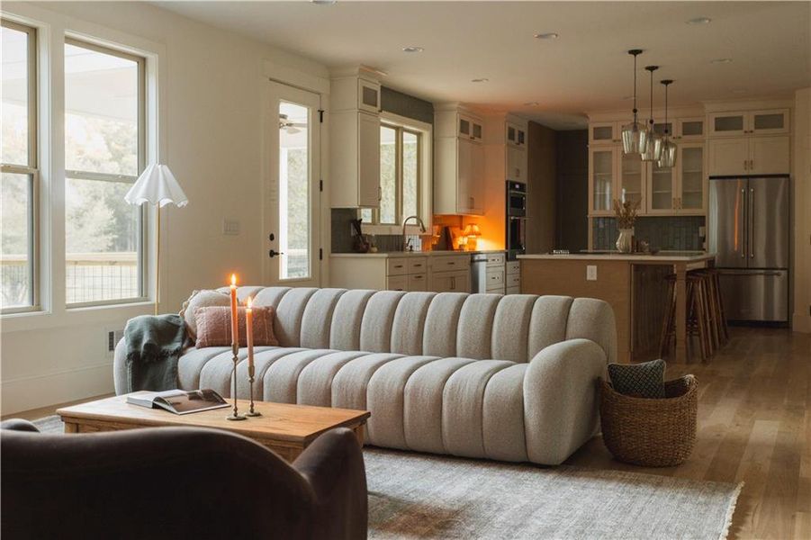 Furnished interior view inside a new home in , Loganville (Image 16).