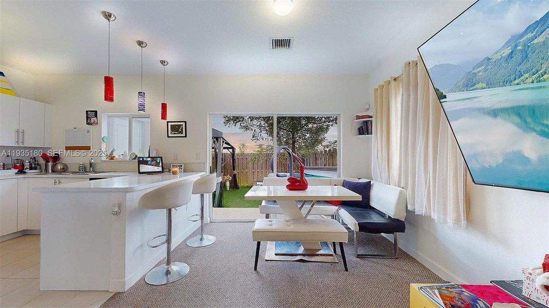 Furnished interior view inside a new home in , Florida City (Image 29).