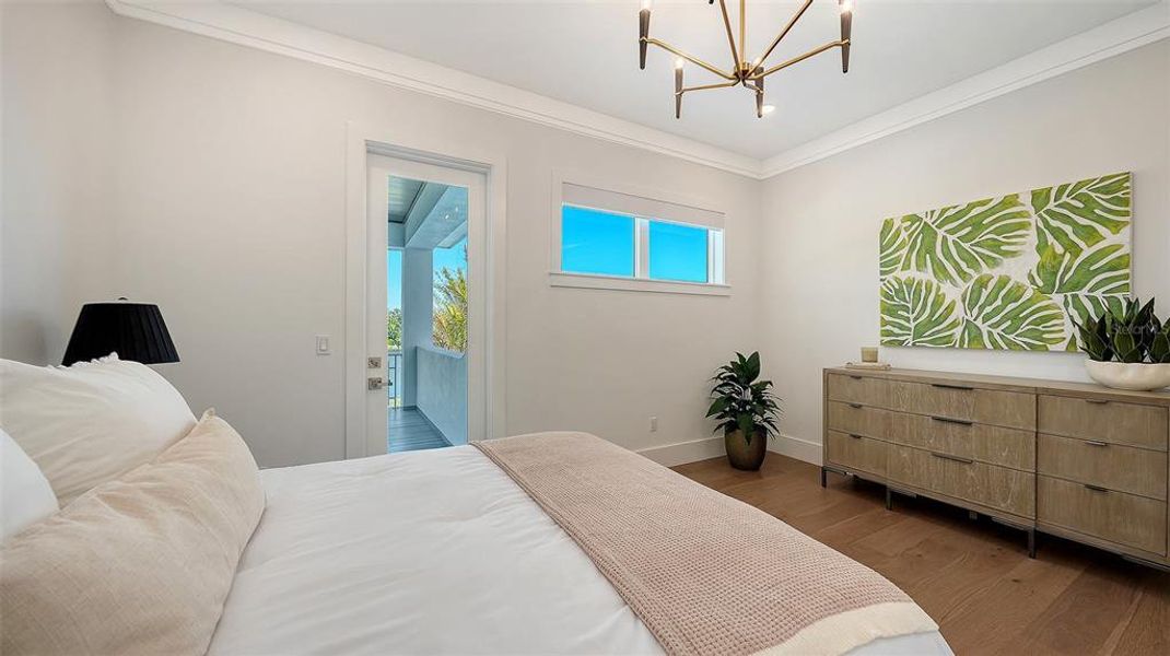 Furnished interior view inside a new home in , Sarasota (Image 37).