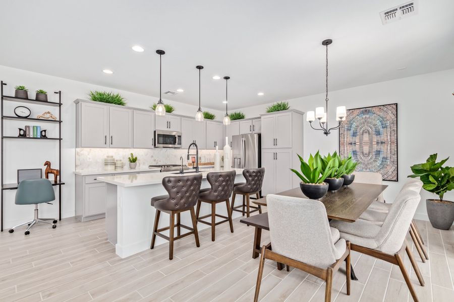 Furnished interior view inside a new home in Rancho Mercado, Surprise (Image 18).