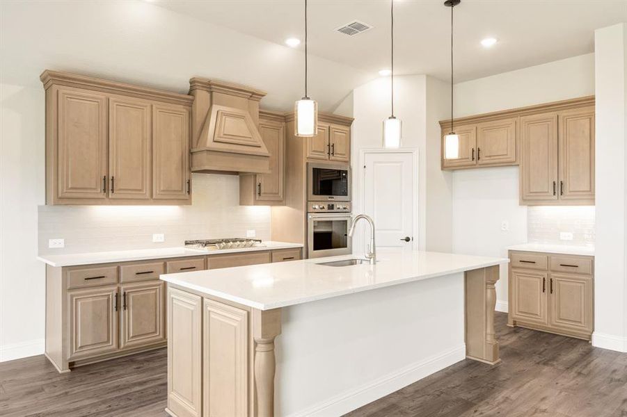 Furnished interior view inside a new home in Parks at Panchasarp Farms 55-60, Burleson (Image 10).