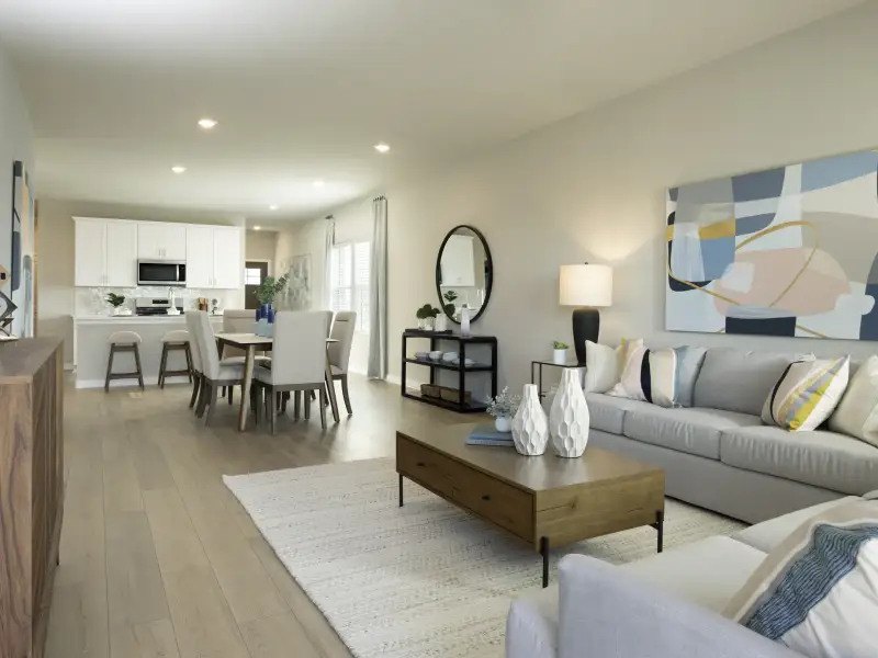 Furnished interior view inside a new home in Southridge, Princeton (Image 5).