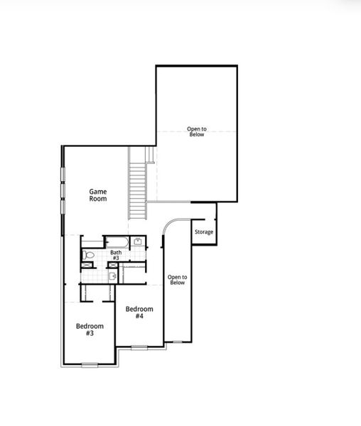 2D floor plan layout for the Foxleigh Plan by Highland Homes in Monterra: 70ft. lots, Rockwall, TX (Image 21). 2D floor plan layout for the Foxleigh Plan by Highland Homes in Monterra: 70ft. lots, Rockwall, TX (Image 21).