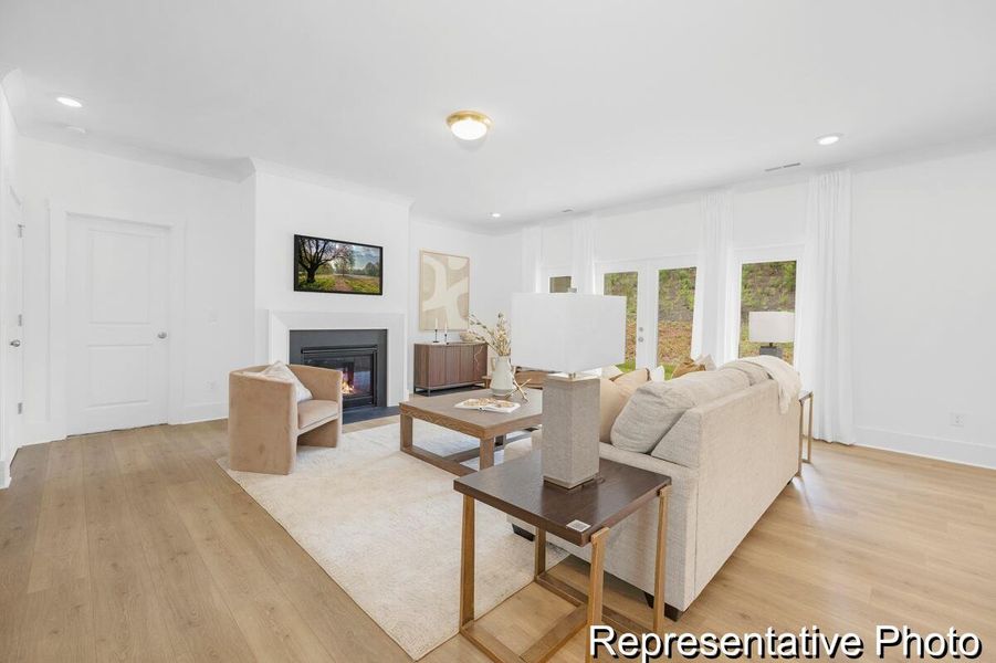 Furnished interior view inside a new home in , Ridgeville (Image 11).
