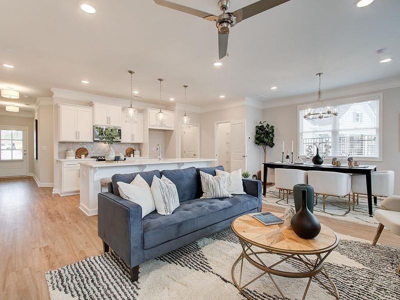 Furnished interior view inside a new home in Cherokee Township, Acworth (Image 17).
