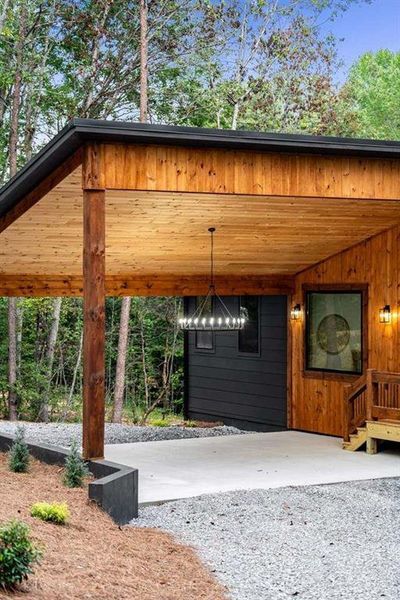 Front exterior of a new home in , McCaysville, GA, highlighting curb appeal (Image 25).