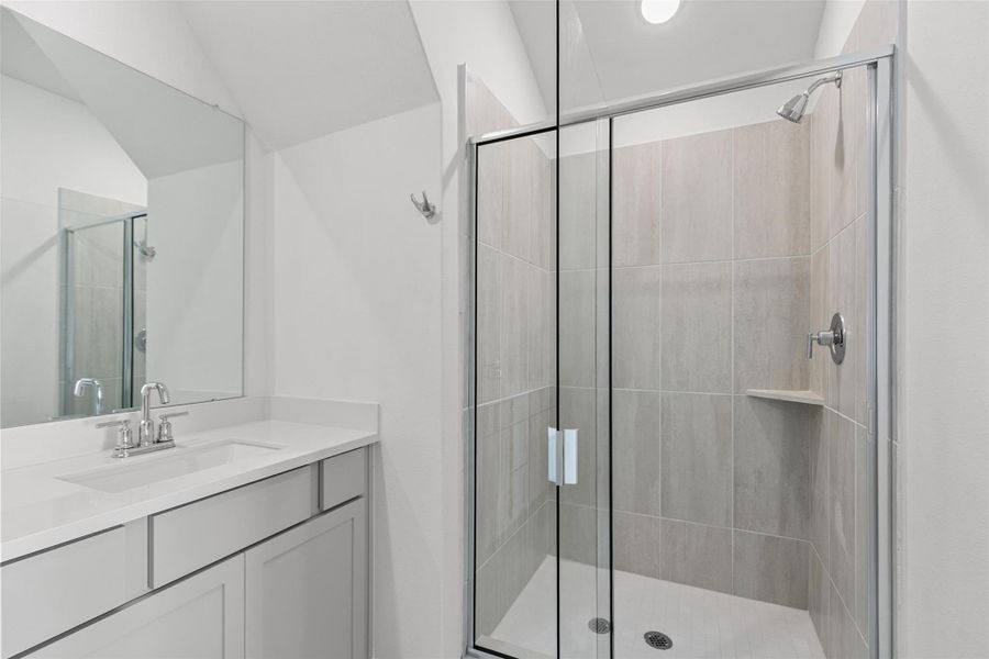 Furnished interior view inside a new home in Beamer Villas, Friendswood (Image 6).