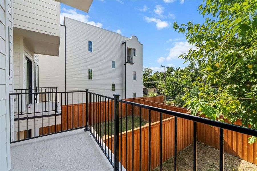 Exterior details and patio area of a home in , Dallas (Image 2). Exterior details and patio area of a home in , Dallas (Image 2).